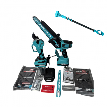 Набір акумуляторних інструментів Grand №2 G MEGA (АПЦ-8HS/4-2 + СА-40F/20BL) + Штанга 3М 